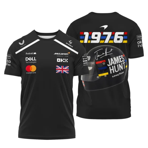 2025 James Hunt McLaren F1 T-Shirt For Fans BL2725A3TS