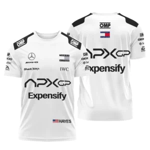 2025 F1 The Movie White Version For Racing Fan Exclusive T-Shirt BLF116625A1TS