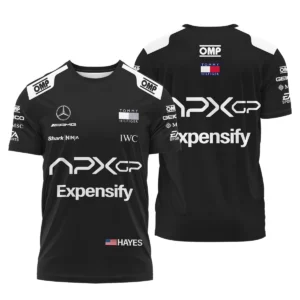2025 F1 The Movie Black Version For Racing Fan Exclusive T-Shirt BLF116625A2TS