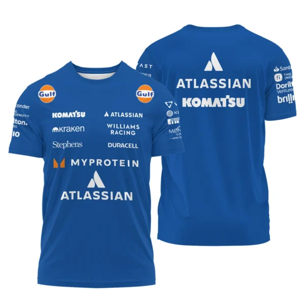 2025 Williams F1 Race Suit T-Shirt BLVA100725A04WILTS