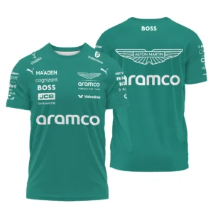 2025 Aston Martin F1 Race Suit T-Shirt BLVA120725A04AMTS