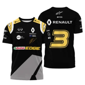 2020 Daniel Ricciardo Renault Alpinestars Race Suit T-Shirt BLVA180725A04TS