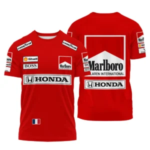1989 Alain Prost Racing Costume Ferrari F1 Team T-Shirt BLVAAP070725A01TS
