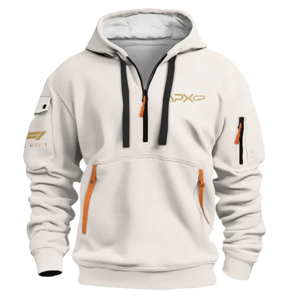 Racing Team 2025 F1 The Movie Exclusive Hoodie Half Zipper BLF116625A8HDF - Image 2