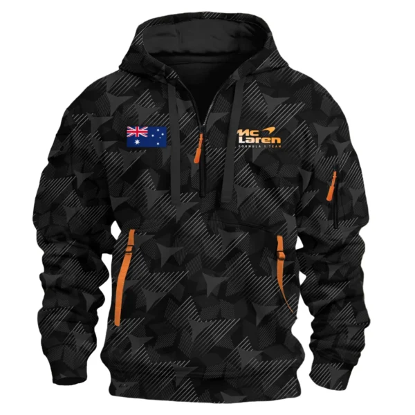 Oscar Piastri McLaren F1 Limited Edition Hoodie Half Zipper BLOP13725A2HDF - Image 2