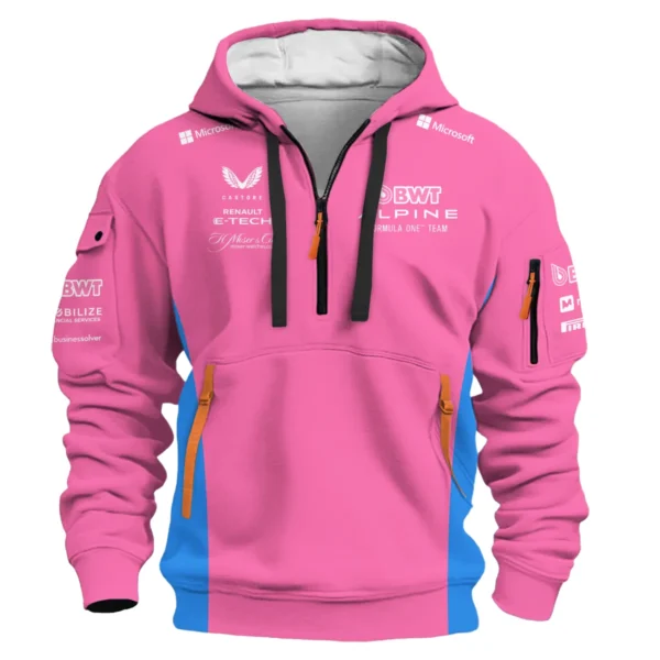 2025 Alpine F1 Team Suit Hoodie Half Zipper BLVA150725A02ALPHDF - Image 2