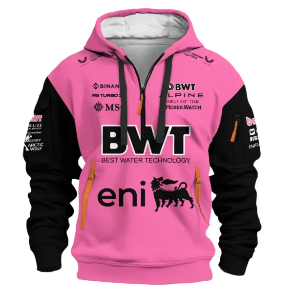 2025 Alpine F1 Team Suit Hoodie Half Zipper BLVA150725A04ALPHDF - Image 2