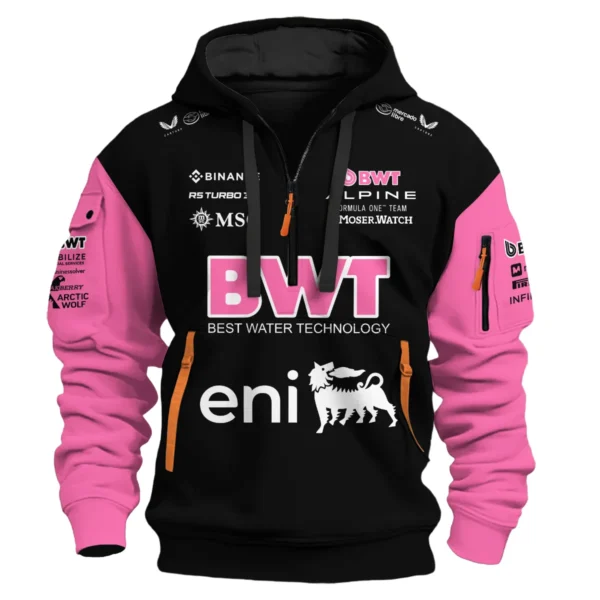 2025 Alpine F1 Team Suit Hoodie Half Zipper BLVA150725A05ALPHDF - Image 2