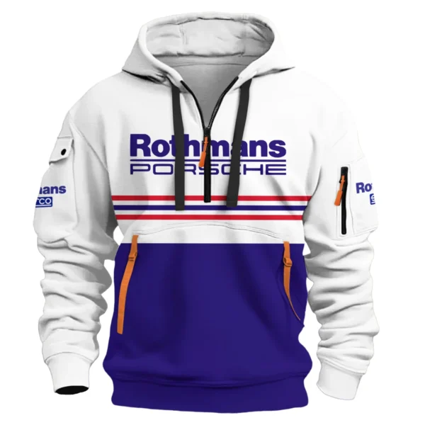 1984 Jack Brabham Rothmans Porsche 962 Hoodie Half Zipper BLVAJB080725A03HDF - Image 2