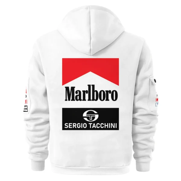 1984 Ayrton Senna Sergio Tacchini Toleman F1 Promotional Team Hoodie Half Zipper BL3725A7HDF - Image 3