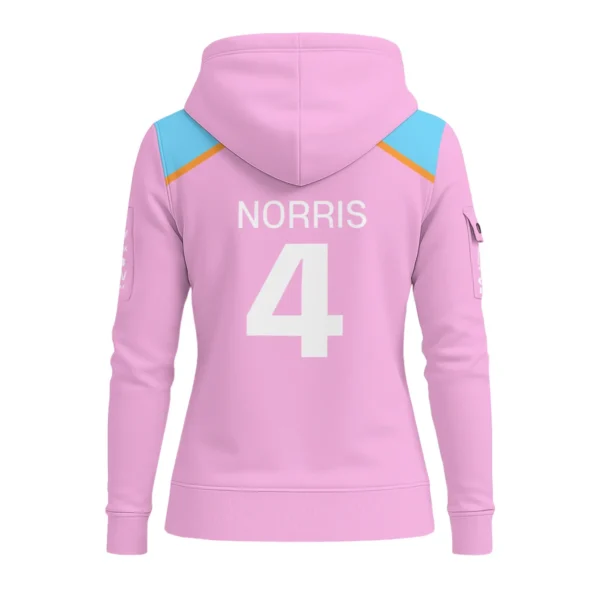 Lando Norris McLaren F1 Exclusive Unisex Hoodie Half Zipper BLF120625A2HDF - Image 3