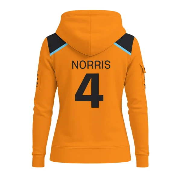 Lando Norris McLaren F1 Exclusive Unisex Hoodie Half Zipper BLF120625A4HDF - Image 3