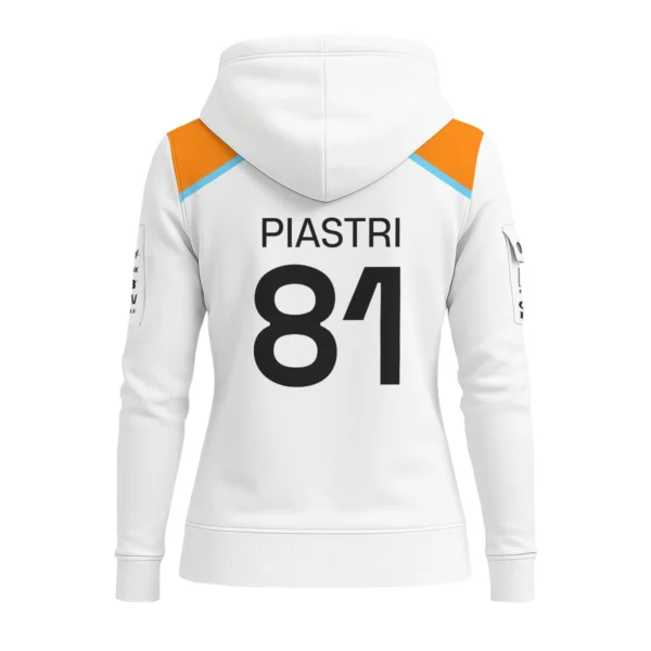 Oscar Piastri McLaren F1 Exclusive Unisex Hoodie Half Zipper BLF120625A5HDF - Image 3