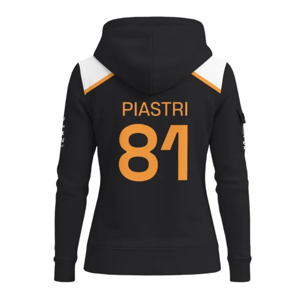 Oscar Piastri McLaren F1 Exclusive Unisex Hoodie Half Zipper BLF120625A7HDF - Image 3