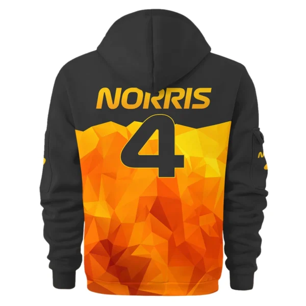 Lando Norris McLaren F1 Limited Edition Hoodie Half Zipper BLNR13725A1HDF - Image 3