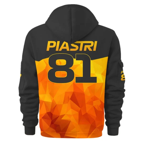Oscar Piastri McLaren F1 Limited Edition Hoodie Half Zipper BLOP13725A1HDF - Image 3