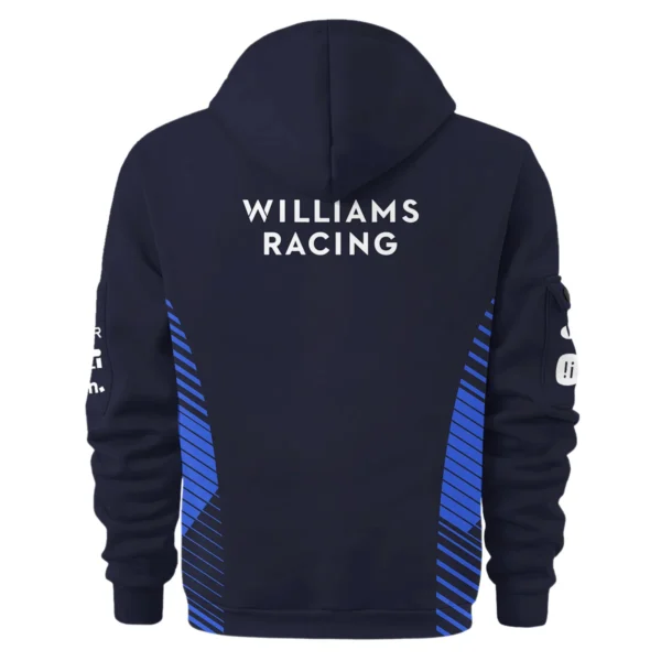 2025 Williams F1 Team Suit Hoodie Half Zipper BLVA080725A01WILHDF - Image 3