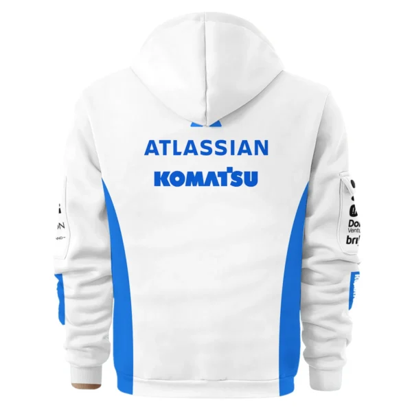 2025 Williams F1 Race Suit Hoodie Half Zipper BLVA100725A03WILHDF - Image 3
