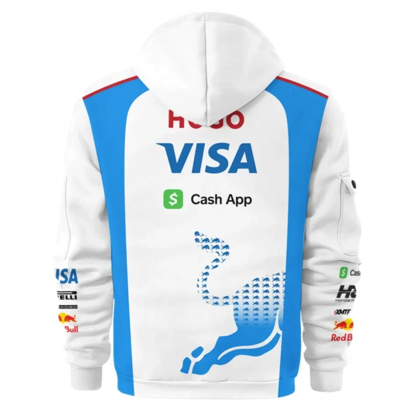 2025 Racing Bulls F1 Team Suit Hoodie Half Zipper BLVA110725A01RCBHDF - Image 3