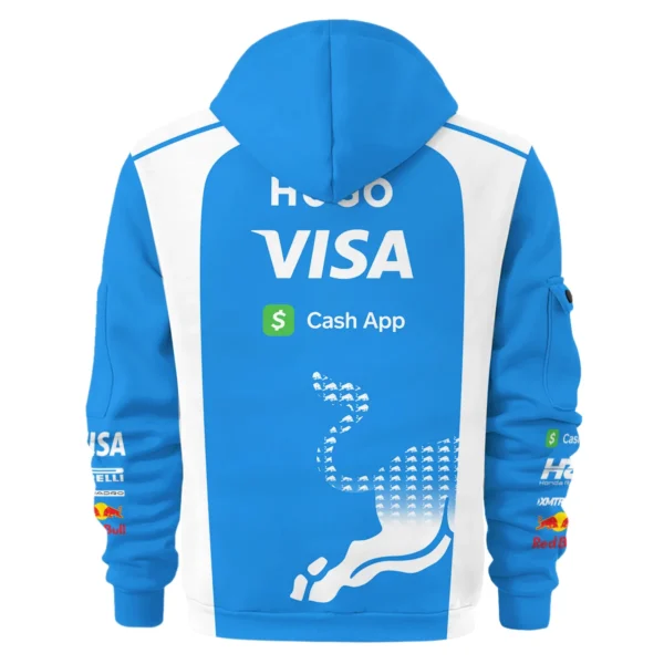 2025 Racing Bulls F1 Team Suit Hoodie Half Zipper BLVA110725A02RCBHDF - Image 3