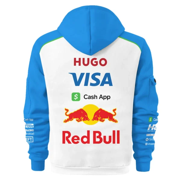2025 Racing Bulls F1 Race Suit Hoodie Half Zipper BLVA110725A03RCBHDF - Image 3