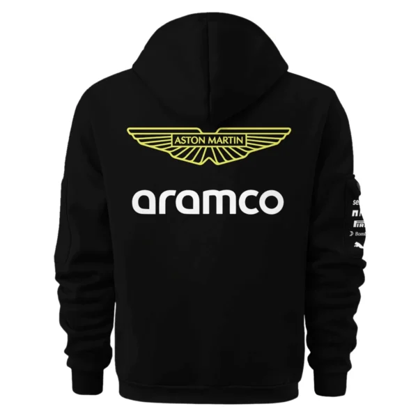 2025 Aston Martin F1 Team Suit Hoodie Half Zipper BLVA120725A02AMHDF - Image 3