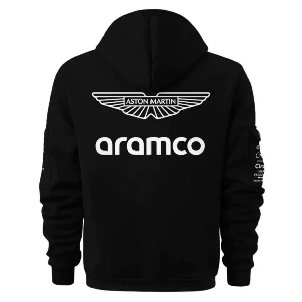 2025 Aston Martin F1 Team Suit Hoodie Half Zipper BLVA120725A05AMHDF - Image 3