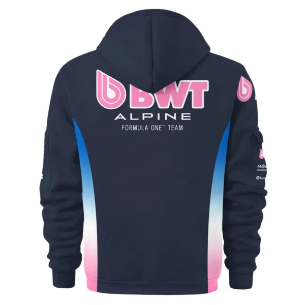 2025 Alpine F1 Team Suit Hoodie Half Zipper BLVA150725A01ALPHDF - Image 3