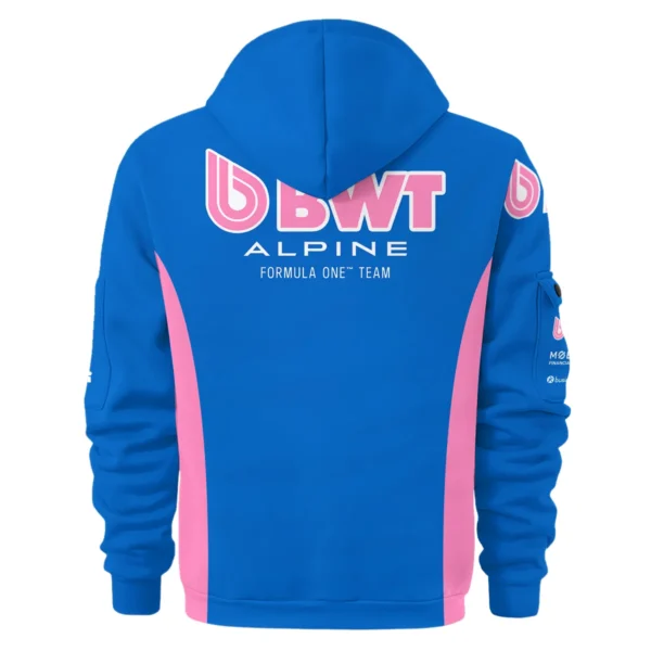 2025 Alpine F1 Race Suit Hoodie Half Zipper BLVA150725A03ALPHDF - Image 3