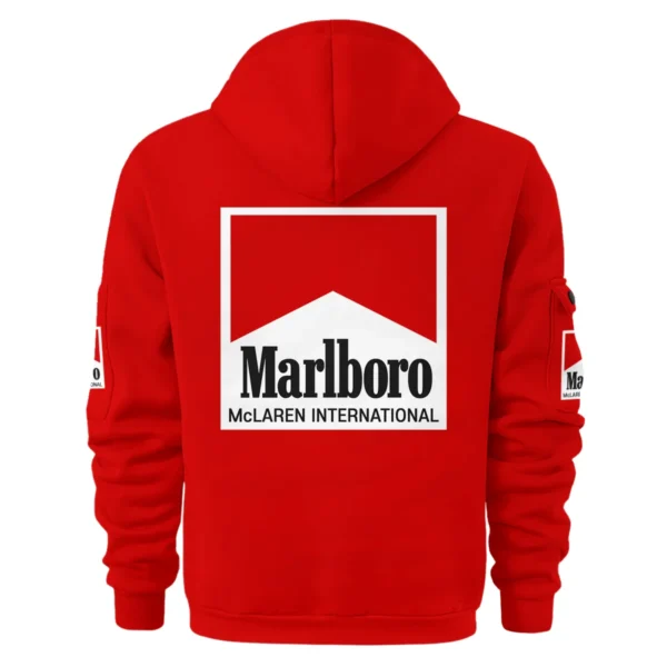 1990 Alain Prost Racing Costume Ferrari F1 Team Hoodie Half Zipper BLVAAP070725A02HDF - Image 3