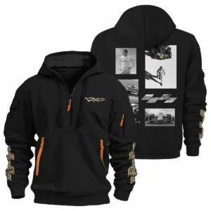 F1 The Movie Photo Collage Exclusive Hoodie Half Zipper BLF116625A6HDF