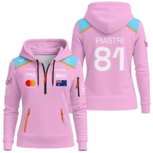 Oscar Piastri McLaren F1 Exclusive Unisex Hoodie Half Zipper BLF120625A1HDF