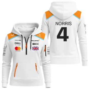 Lando Norris McLaren F1 Exclusive Unisex Hoodie Half Zipper BLF120625A6HDF