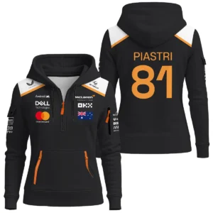 Oscar Piastri McLaren F1 Exclusive Unisex Hoodie Half Zipper BLF120625A7HDF