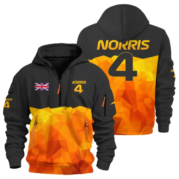 Lando Norris McLaren F1 Limited Edition Hoodie Half Zipper BLNR13725A1HDF