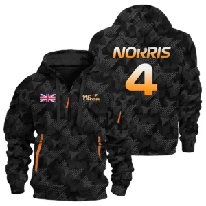 Lando Norris McLaren F1 Limited Edition Hoodie Half Zipper BLNR13725A2HDF
