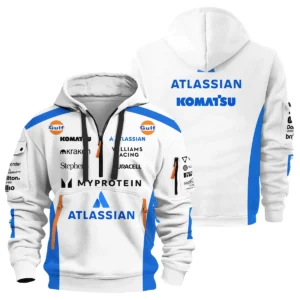 2025 Williams F1 Race Suit Hoodie Half Zipper BLVA100725A03WILHDF