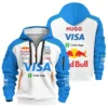 2025 Racing Bulls F1 Race Suit Hoodie Half Zipper BLVA110725A03RCBHDF