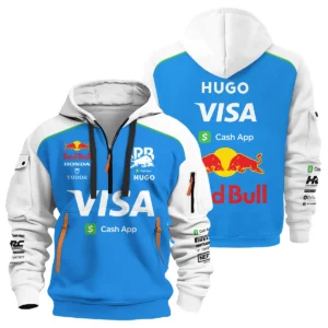 2025 Racing Bulls F1 Race Suit Hoodie Half Zipper BLVA110725A04RCBHDF