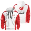 2025 Haas F1 Team Suit Hoodie Half Zipper BLVA150725A02HAASHDF