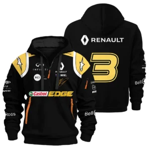 2019 Daniel Ricciardo Renault F1 Team Race Suit Hoodie Half Zipper BLVA180725A02HDF