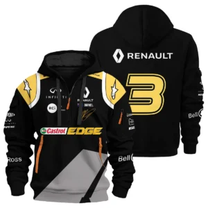 2020 Daniel Ricciardo Renault Alpinestars Race Suit Hoodie Half Zipper BLVA180725A04HDF