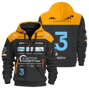 2022 Daniel Ricciardo McLaren F1 Team Race Suit Hoodie Half Zipper BLVA180725A06HDF