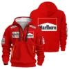 1985 Alain Prost Racing Suit McLaren F1 Team Hoodie Half Zipper BLVAAP070725A04HDF