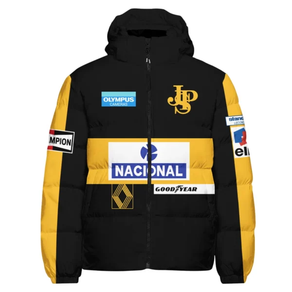 1985 Ayrton Senna John Player Special - Lotus F1 Racing Team Down & Puffer Jackets BL3725A4HCJ - Image 2