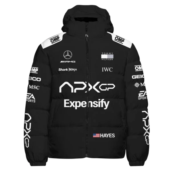2025 F1 The Movie Black Version For Racing Fan Exclusive Down & Puffer Jackets BLF116625A2HCJ - Image 2