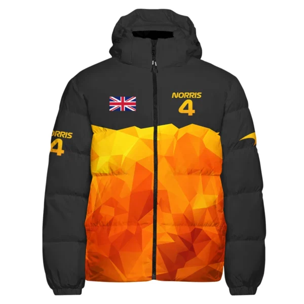 Lando Norris McLaren F1 Limited Edition Down & Puffer Jackets BLNR13725A1HCJ - Image 2