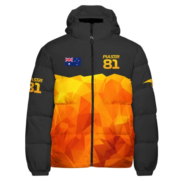 Oscar Piastri McLaren F1 Limited Edition Down & Puffer Jackets BLOP13725A1HCJ - Image 2