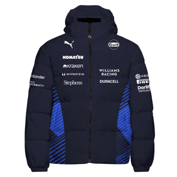 2025 Williams F1 Team Suit Down & Puffer Jackets BLVA080725A01WILHCJ - Image 2