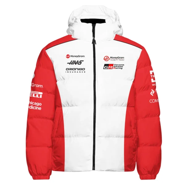 2025 Haas F1 Team Suit Down & Puffer Jackets BLVA150725A02HAASHCJ - Image 2